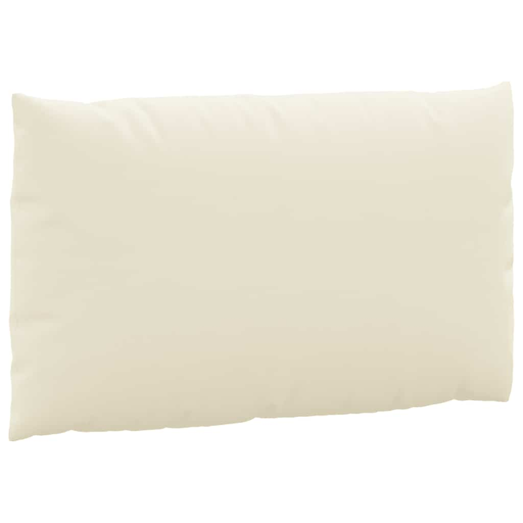 Pallet Cushions 2 pcs Cream White Oxford Fabric