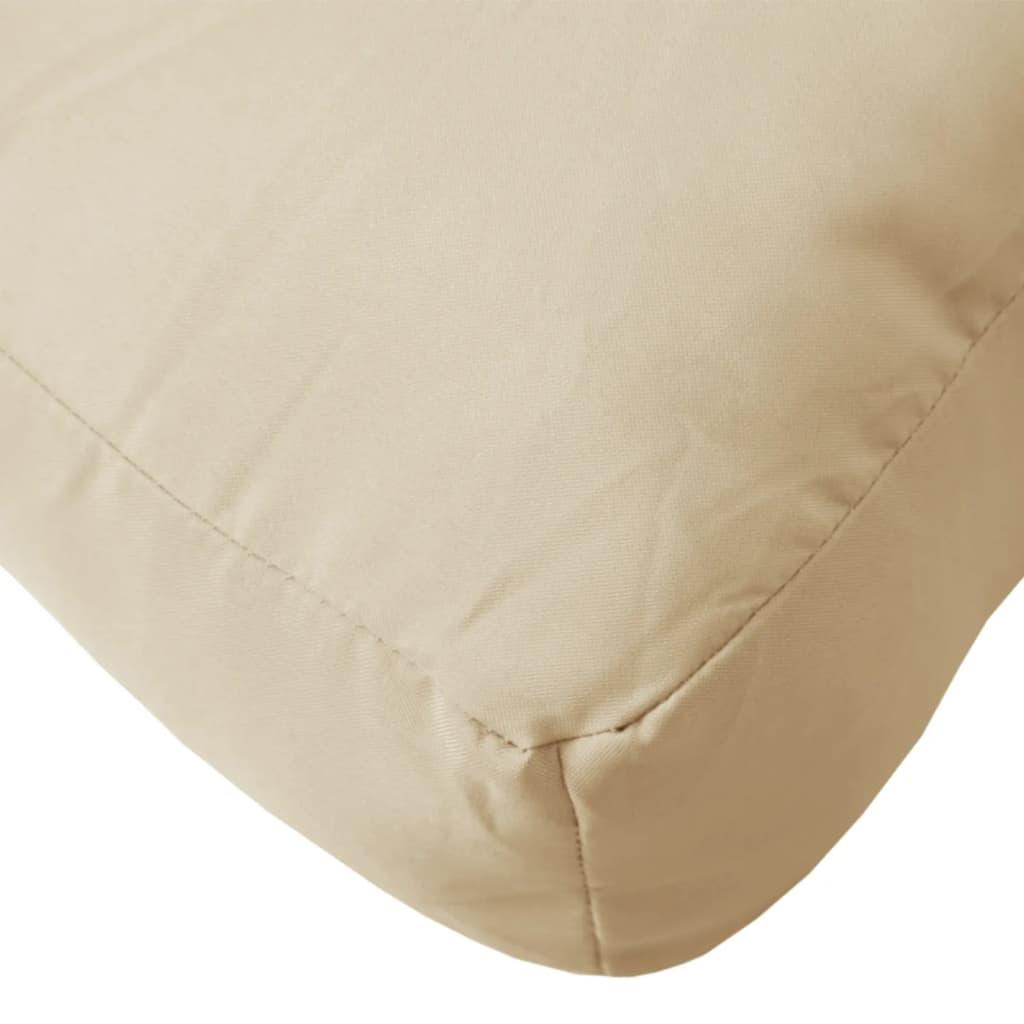 Pallet Cushions 2 pcs Beige Oxford Fabric