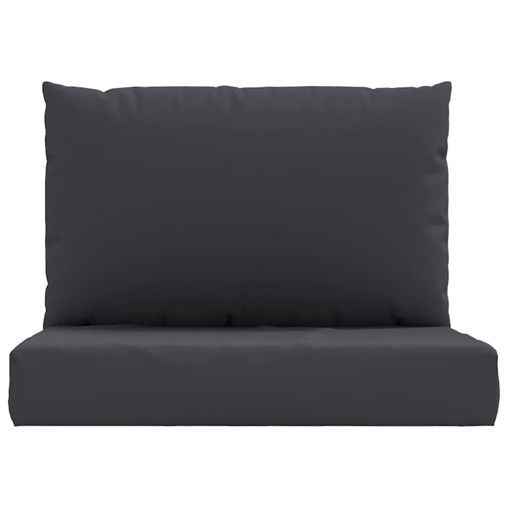 Pallet Cushions 2 pcs Black Oxford Fabric