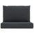 Pallet Cushions 2 pcs Black Oxford Fabric