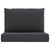 Pallet Cushions 2 pcs Black Oxford Fabric