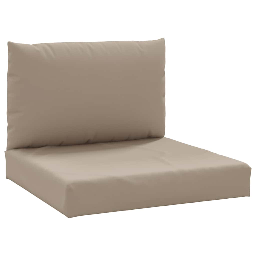 Pallet Cushions 2 pcs Taupe Oxford Fabric