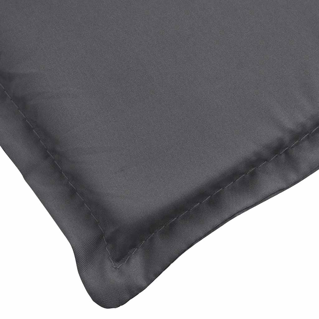 Sun Lounger Cushion Anthracite 180x60x4 cm Oxford Fabric
