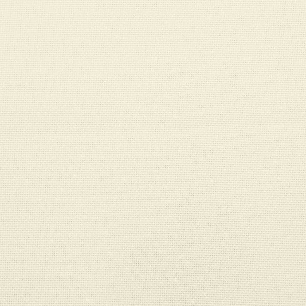 Sun Lounger Cushion Cream 180x60x4 cm Oxford Fabric