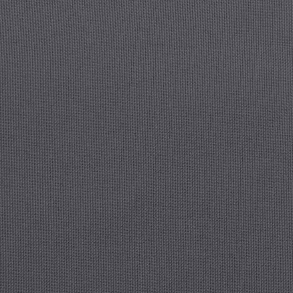 Highback Chair Cushions 6 pcs Anthracite Oxford Fabric