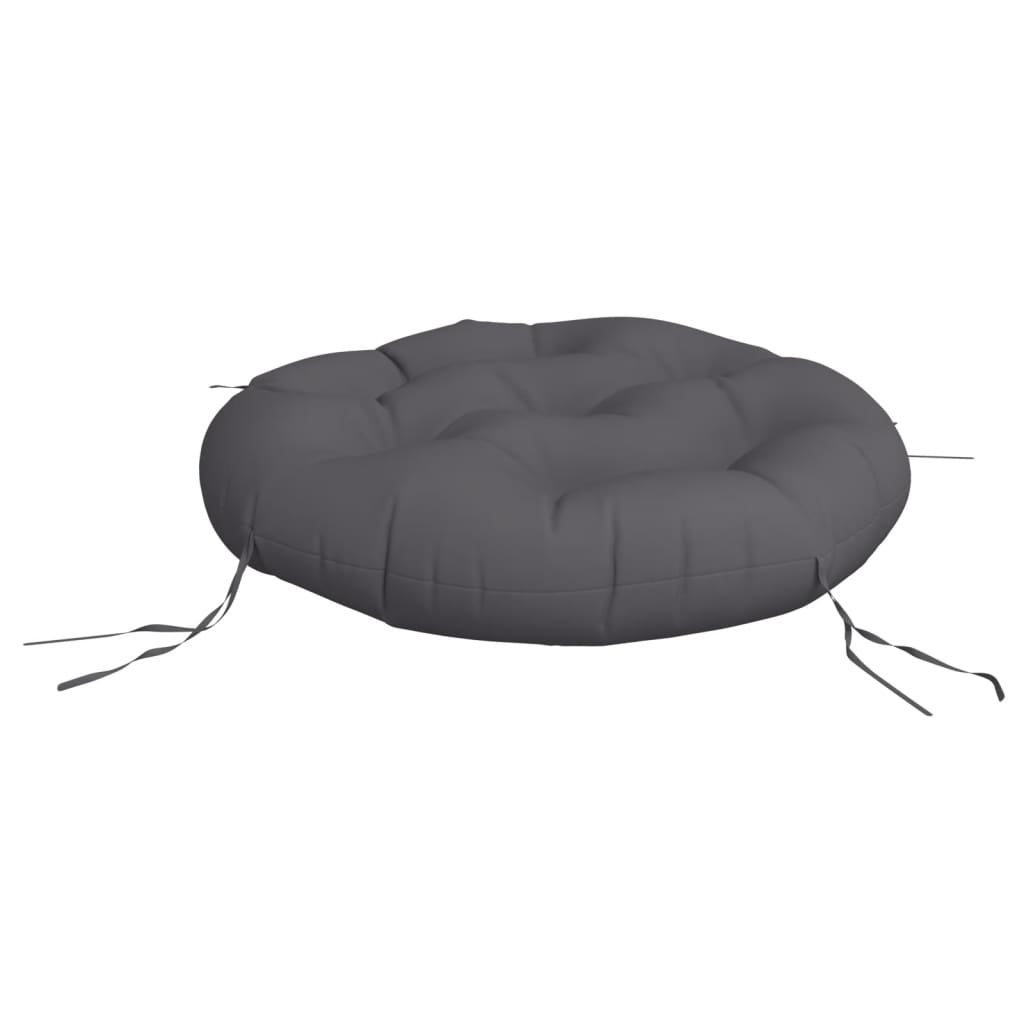Round Cushion Anthracite Ø 60 x11 cm Oxford Fabric