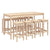 9 Piece Garden Bar Set Solid Wood Pine