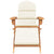 Adirondack Garden Chair with Footrest Solid Wood Acacia