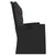 Reclining Garden Bench with Cushions Black 173 cm Poly rattan