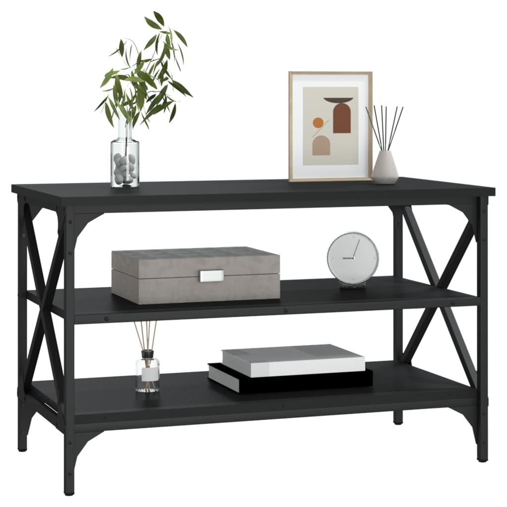 TV Cabinet Black 80x40x50 cm Engineered Wood