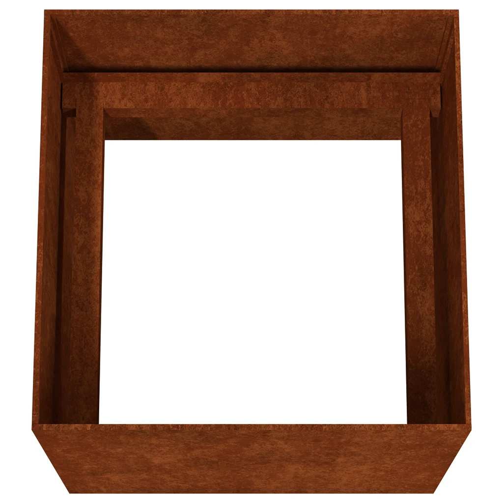 Planter 40x41x40 cm Corten Steel