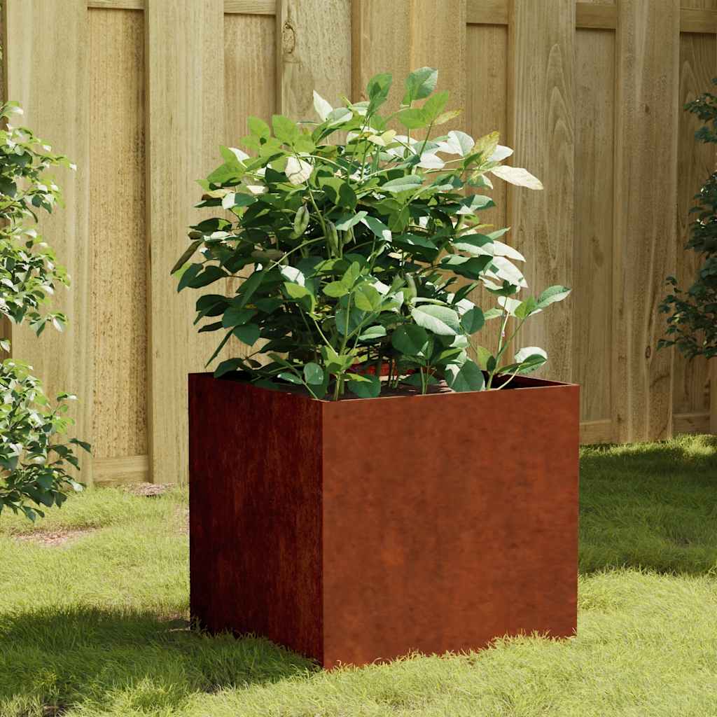 Planter 40x41x40 cm Corten Steel