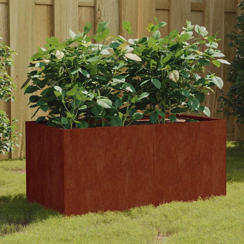 Planter 80x40x40 cm Corten Steel