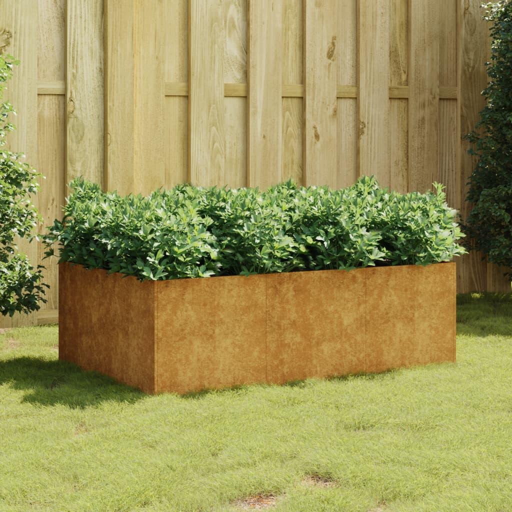 Garden Raised Bed 120x80x40 cm Corten Steel