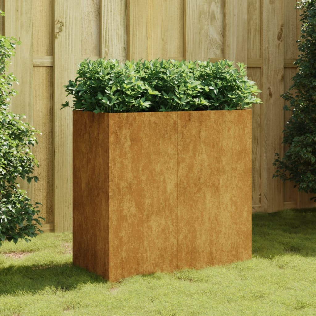 Planter 40x80x80 cm Corten Steel