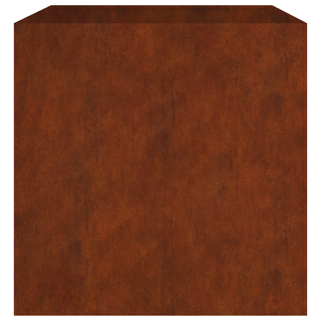 Planter 80x80x80 cm Corten Steel