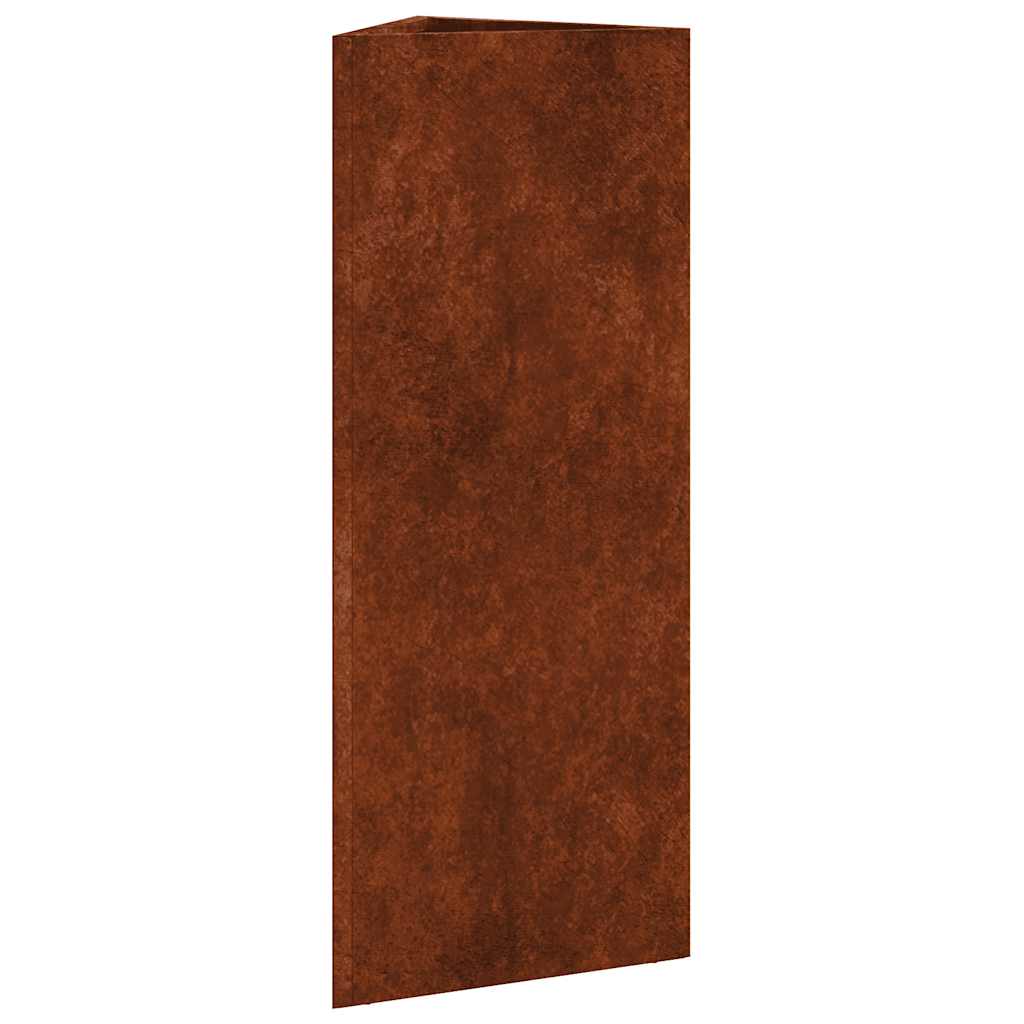 Garden Planter 30x26x75 cm Corten Steel