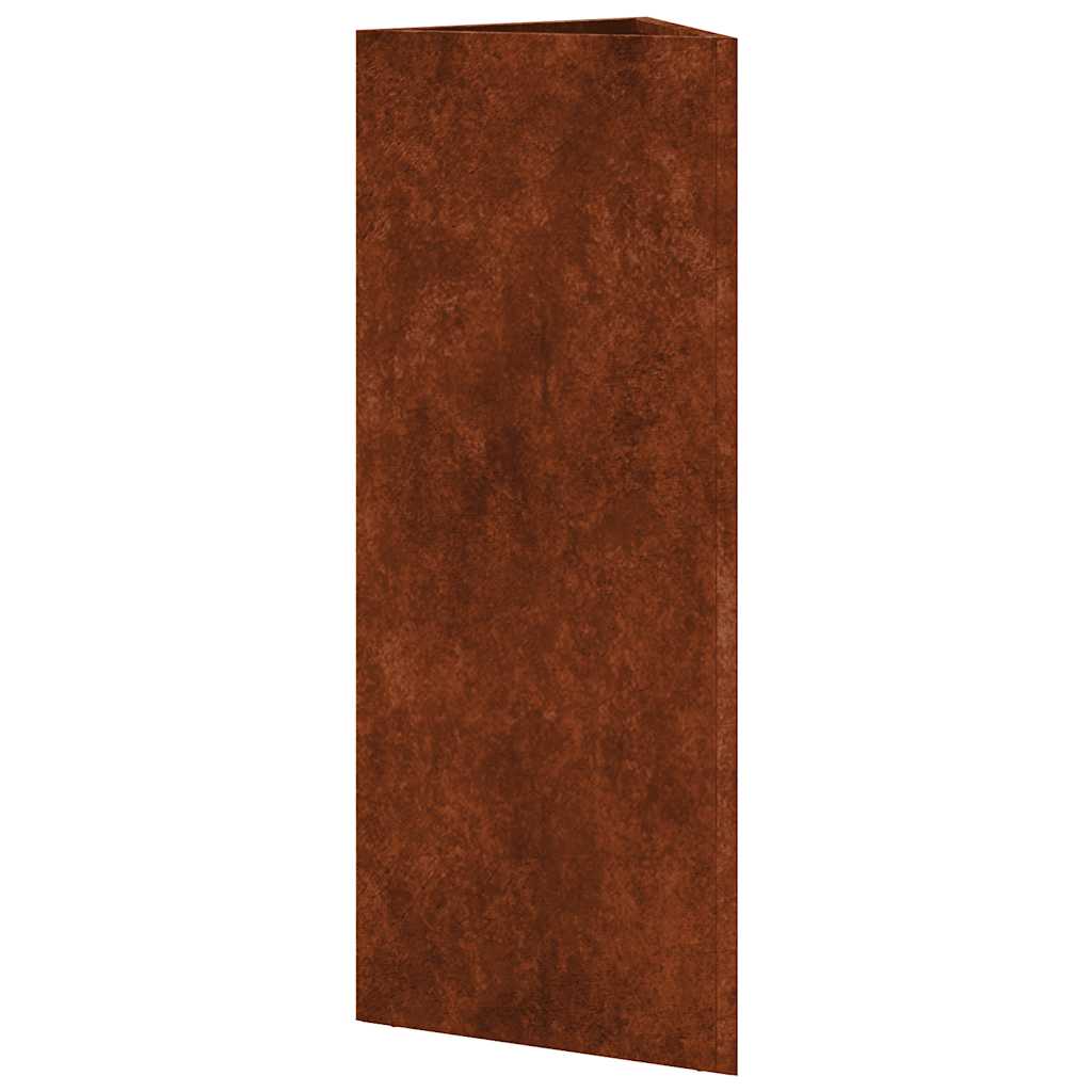Garden Planter 30x26x75 cm Corten Steel