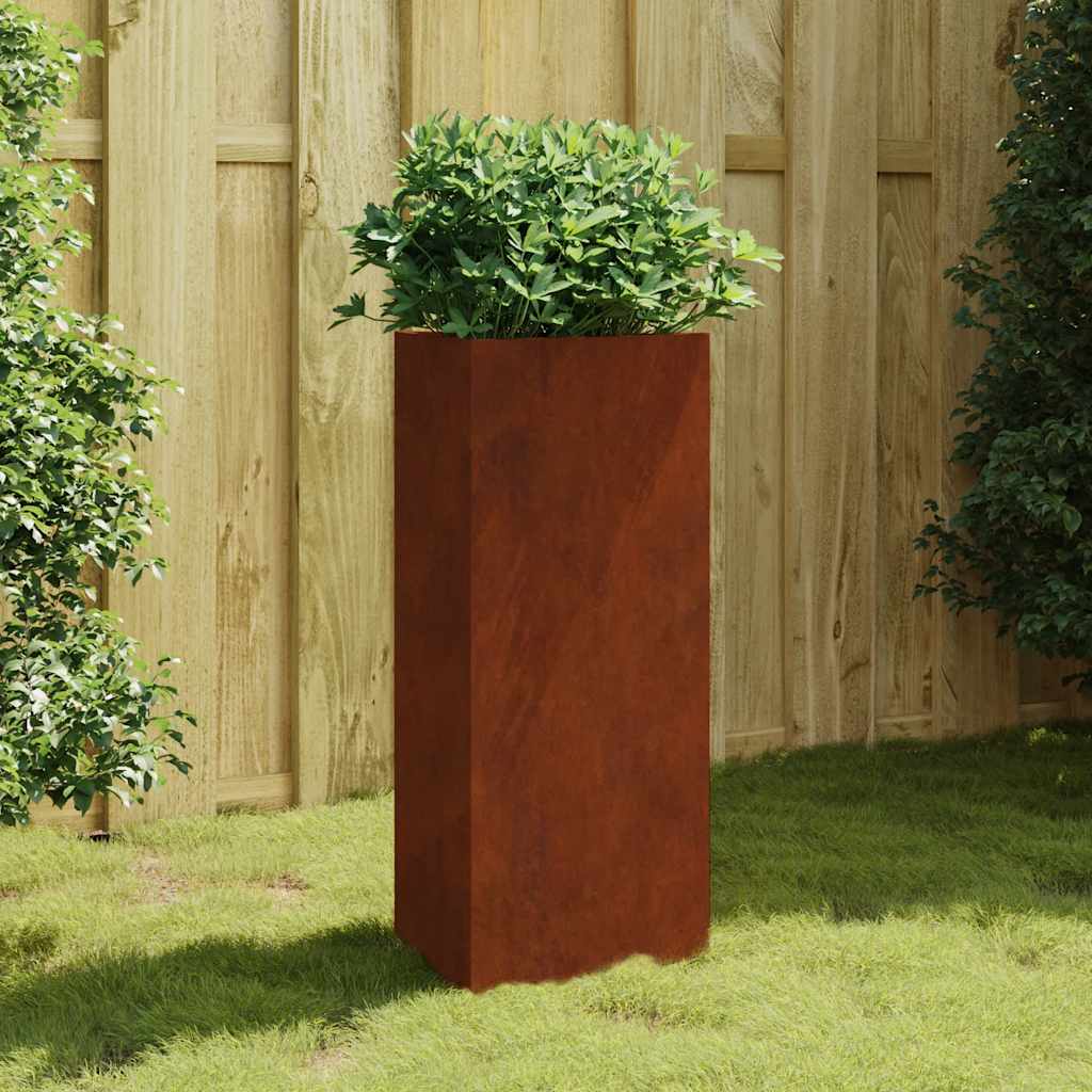 Garden Planter 40x34.5x75 cm Corten Steel