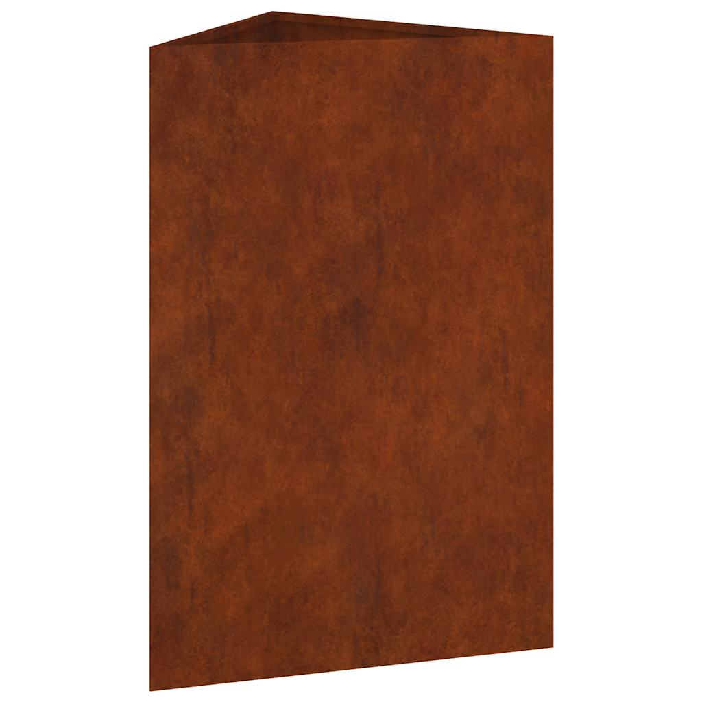 Garden Planter 50x43x75 cm Corten Steel