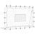 Football Net Rebounder White&Black 184x61x123 cm Steel and PE