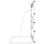 Football Net Rebounder White&Black 184x61x123 cm Steel and PE