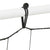 Football Net Rebounder White&Black 184x61x123 cm Steel and PE