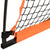 Portable Baseball Net Orange and Black 183x182x183cm Steel and Polyester