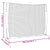 Portable Baseball Net Red and Black 369x107x271 cm Steel and Polyester