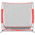 Portable Baseball Net Black and Red 215x107x216 cm Polyester