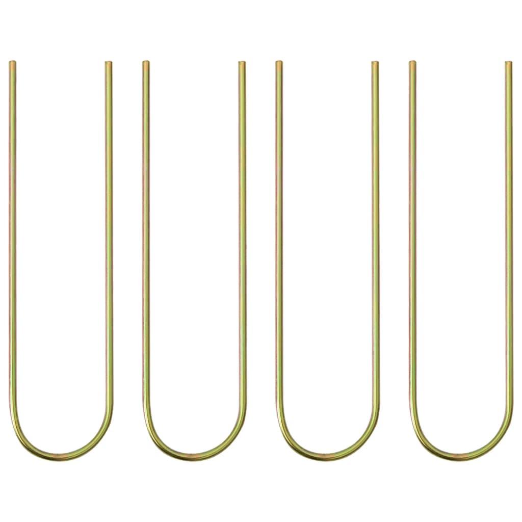 Football Rebounder Net Black and Yellow 183x85x120 cm Polyester