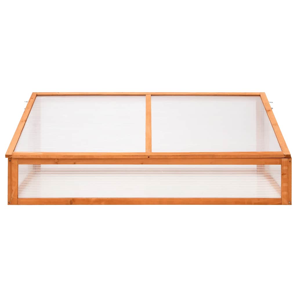 Greenhouse Orange 110x56x39 cm Fir Wood