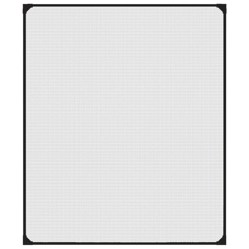 Magnetic Insect Screen for Windows Anthracite 100x120 cm