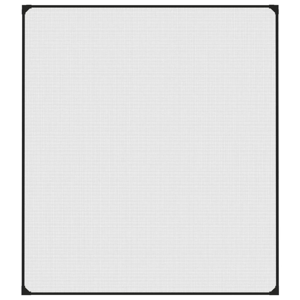 Magnetic Insect Screen for Windows Anthracite 130x150 cm