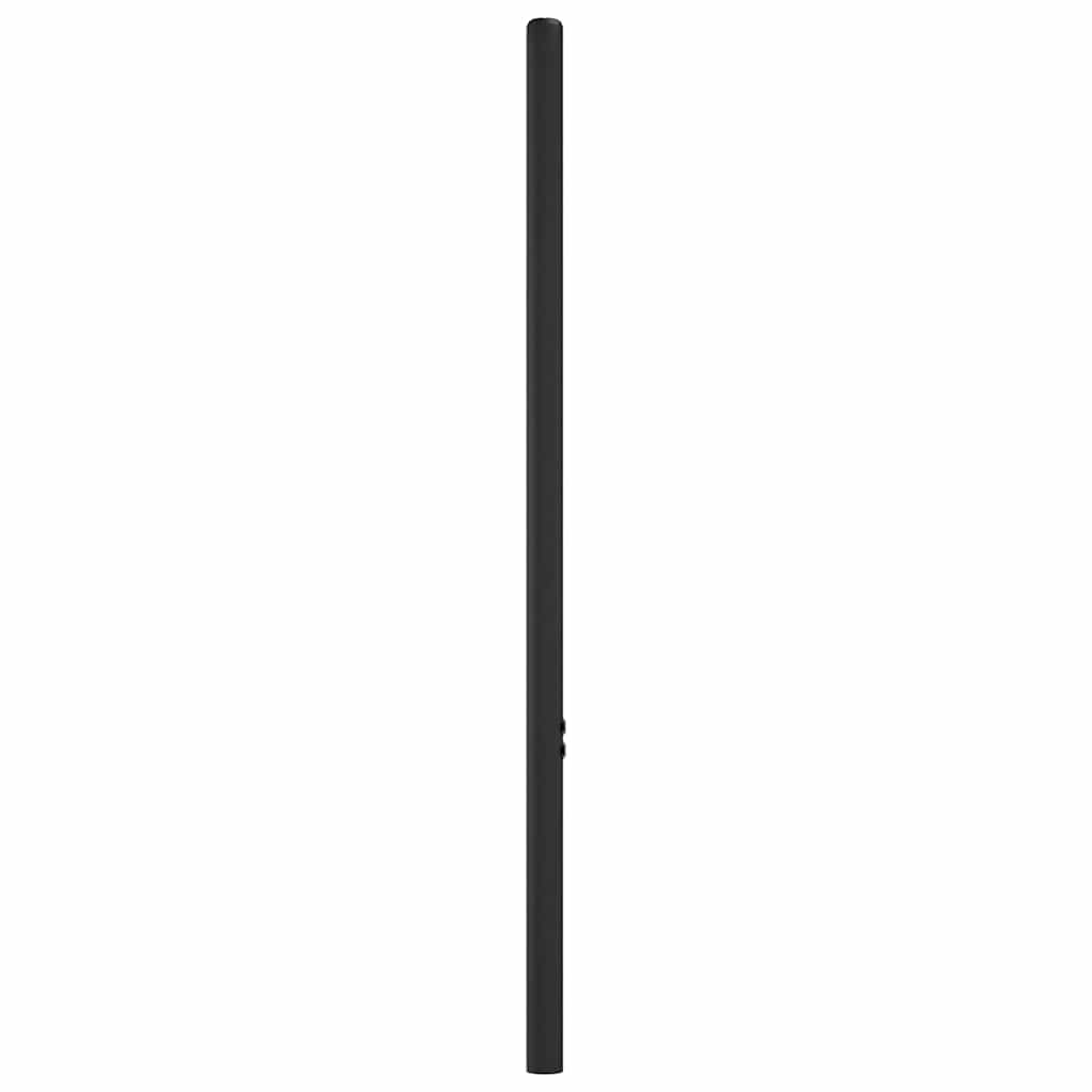 Metal Replace Headboard Black 90 cm
