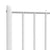 Metal Headboard White 90 cm