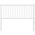 Metal Headboard White 107 cm King Single