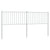 Metal Headboard White 183 cm King