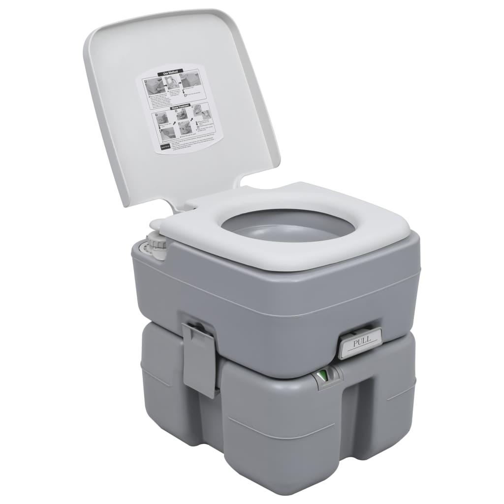 Portable Camping Toilet and Handwash Stand Set