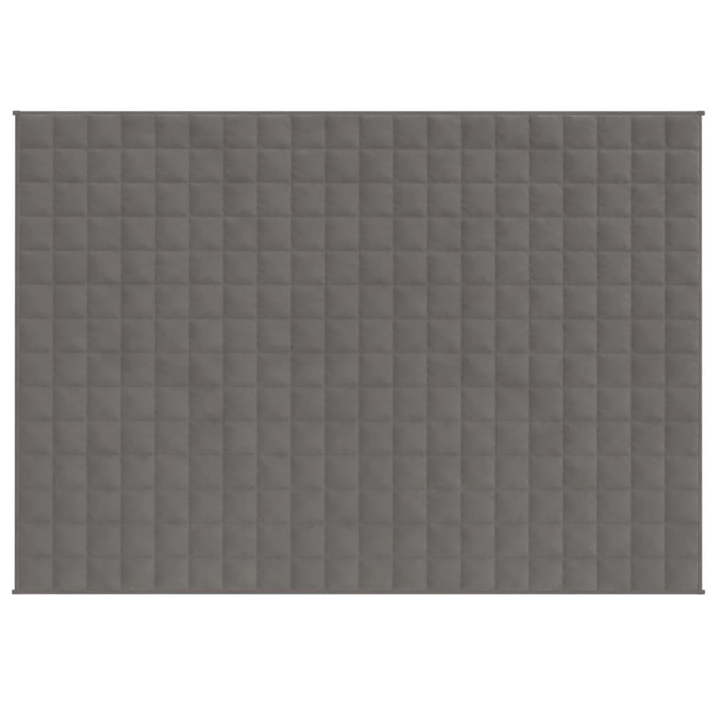 Weighted Blanket Grey 152x203 cm 11 kg Fabric