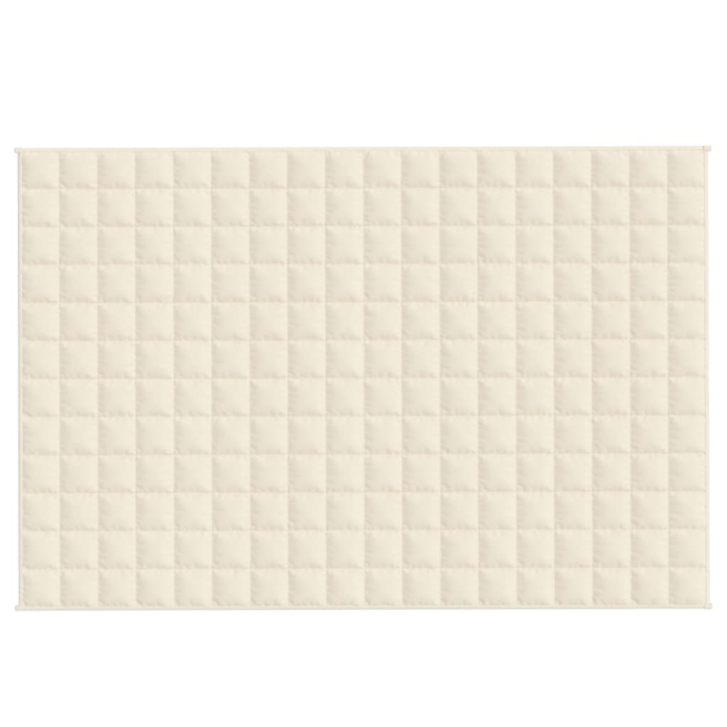 Weighted Blanket Light Cream 122x183 cm 9 kg Fabric