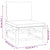 2 Piece Garden Lounge Set with Light Grey Cushions Bamboo