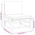 Garden Middle Sofa with Light Grey Cushions Bamboo