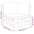 Garden Corner Sofa with Dark Grey Cushions Bamboo