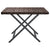 Folding Table Brown 45x35x32 cm Poly Rattan