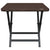 Folding Table Brown 45x35x32 cm Poly Rattan