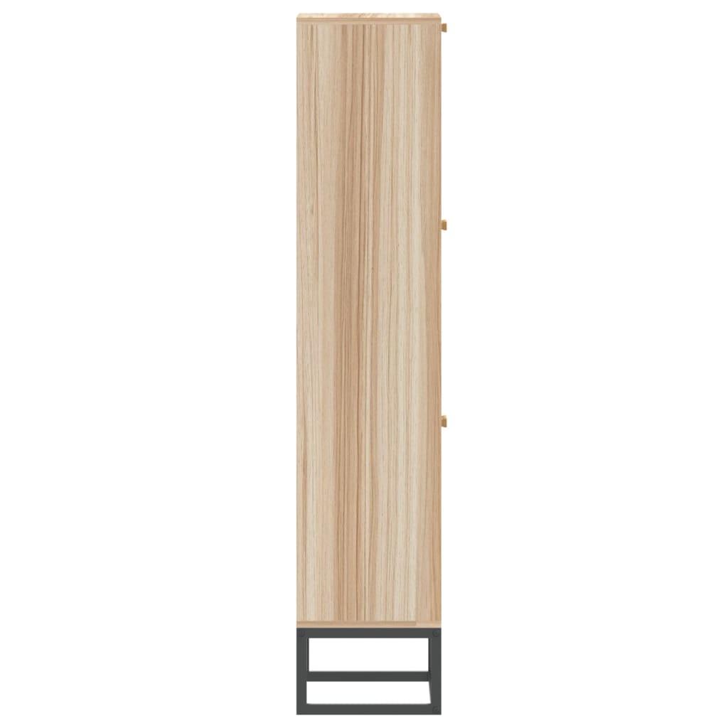 Shoe Cabinet 52x25x120 cm Engineered Wood