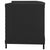 Storage Shelves 2 pcs Black Poly Rattan