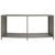 Storage Shelves 2 pcs Grey Poly Rattan