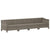 4 Piece Garden Lounge Set with Cushions Grey Poly Rattan
